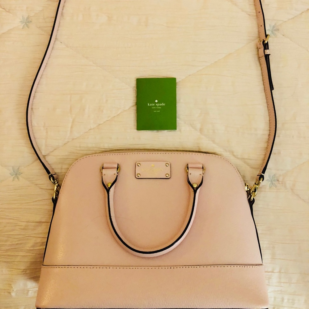 Light pink Kate Spade Cedar Street hand bag